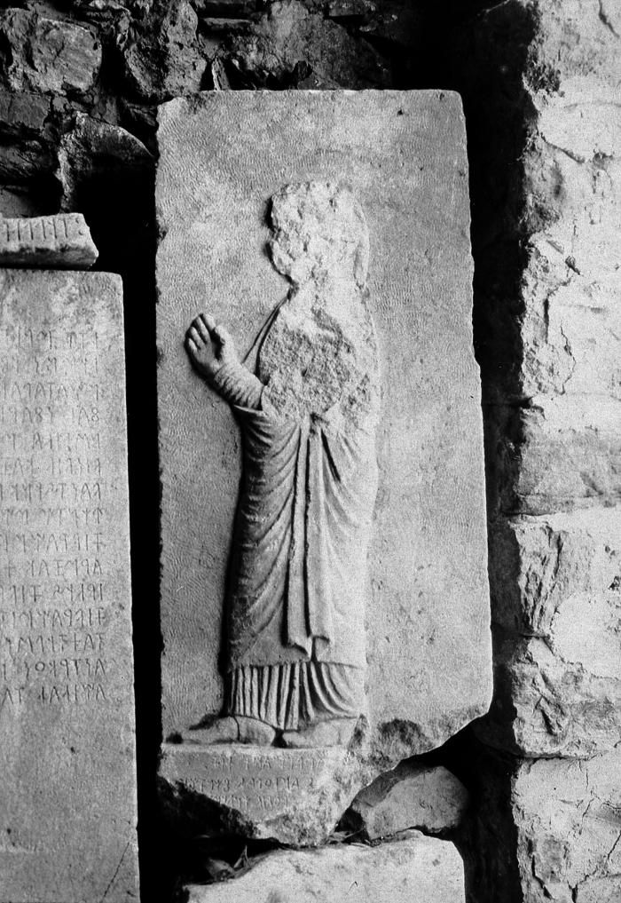Stele with Praying Woman